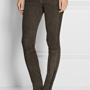 Rag & Bone • Lamb Suede Moto Legging Jeans